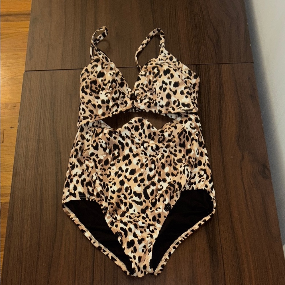 Time and Tru Animal Print Swimwear
